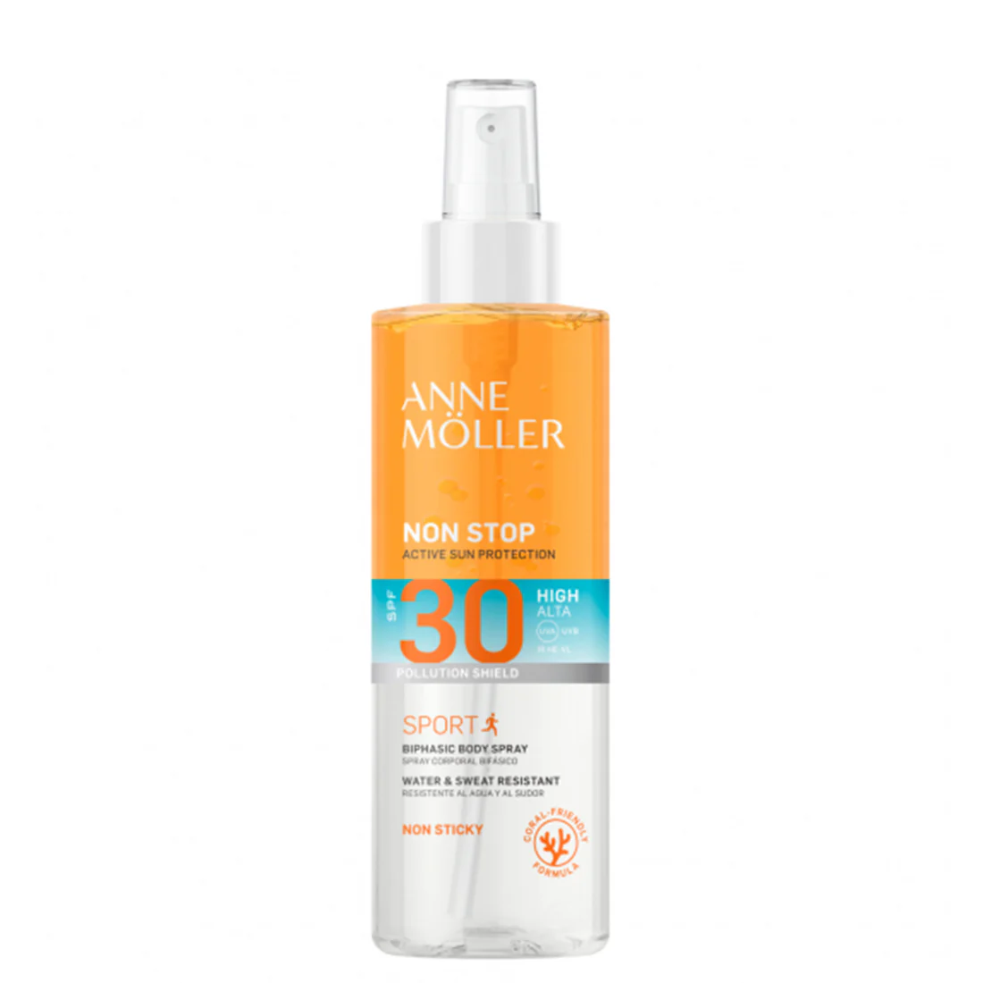Non Stop Active Sun Protection Protezione Solare Spray SPF 30