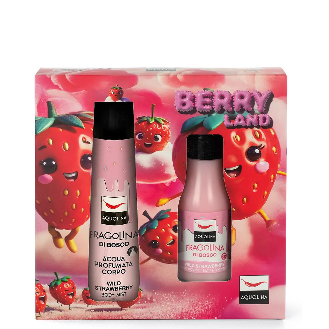 Cofanetto Berry Land Acqua Corpo + Bagno Doccia Fragolina di Bosco