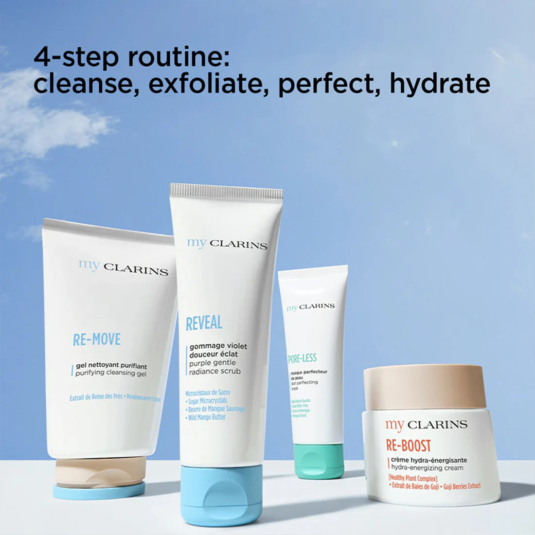 My Clarins Reveal Gommage Violet Doucer Eclat Scrub Detergente Illuminante - Image 6