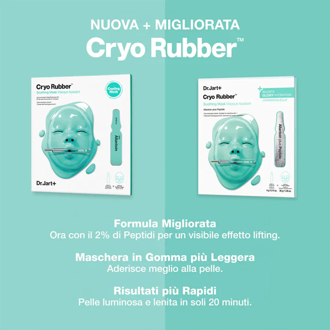 Cryo Rubber Soothing Mask Maschera Lenitiva viso - Image 2