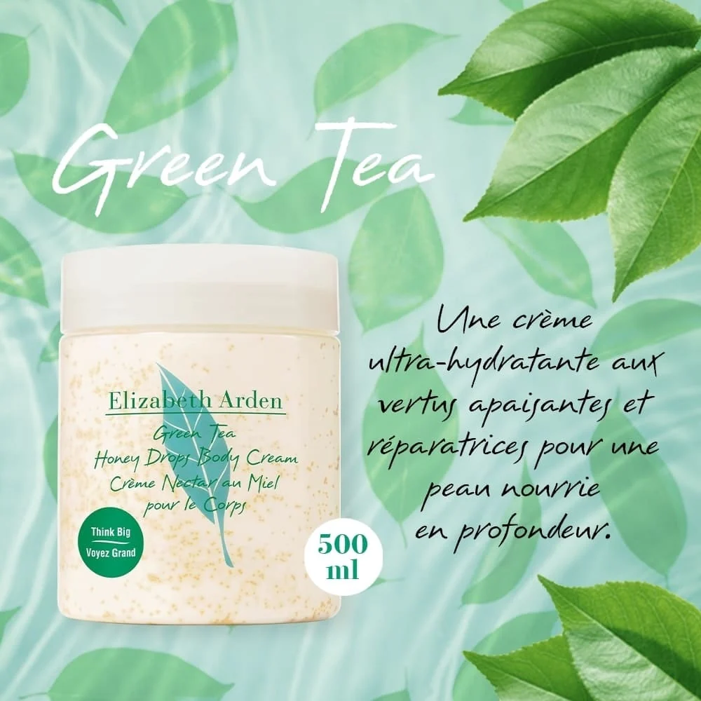 Green Tea Honey Drops Body Cream Crema Corpo Fondente - Image 6