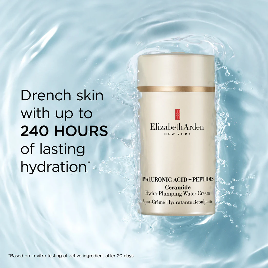 Hyaluronic Acid + Peptides Ceramide Hydra-Plumping Water Cream Crema Viso Idratante Rimpolpante - Image 5