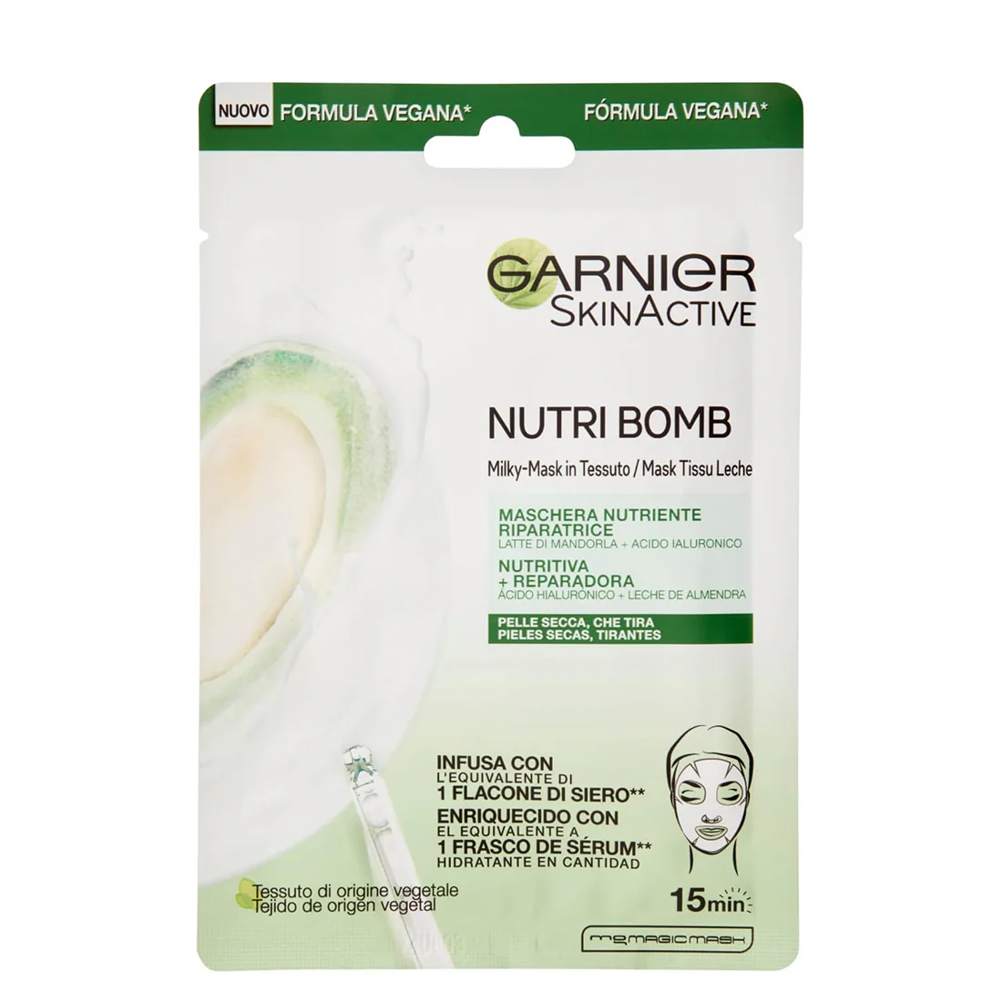 Skin Active Nutri Bomb Maschera Nutriente Riparatrice