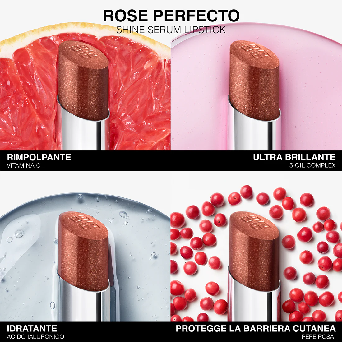Rose Perfecto Shine Serum Rossetto Ultra Brillante - Image 22