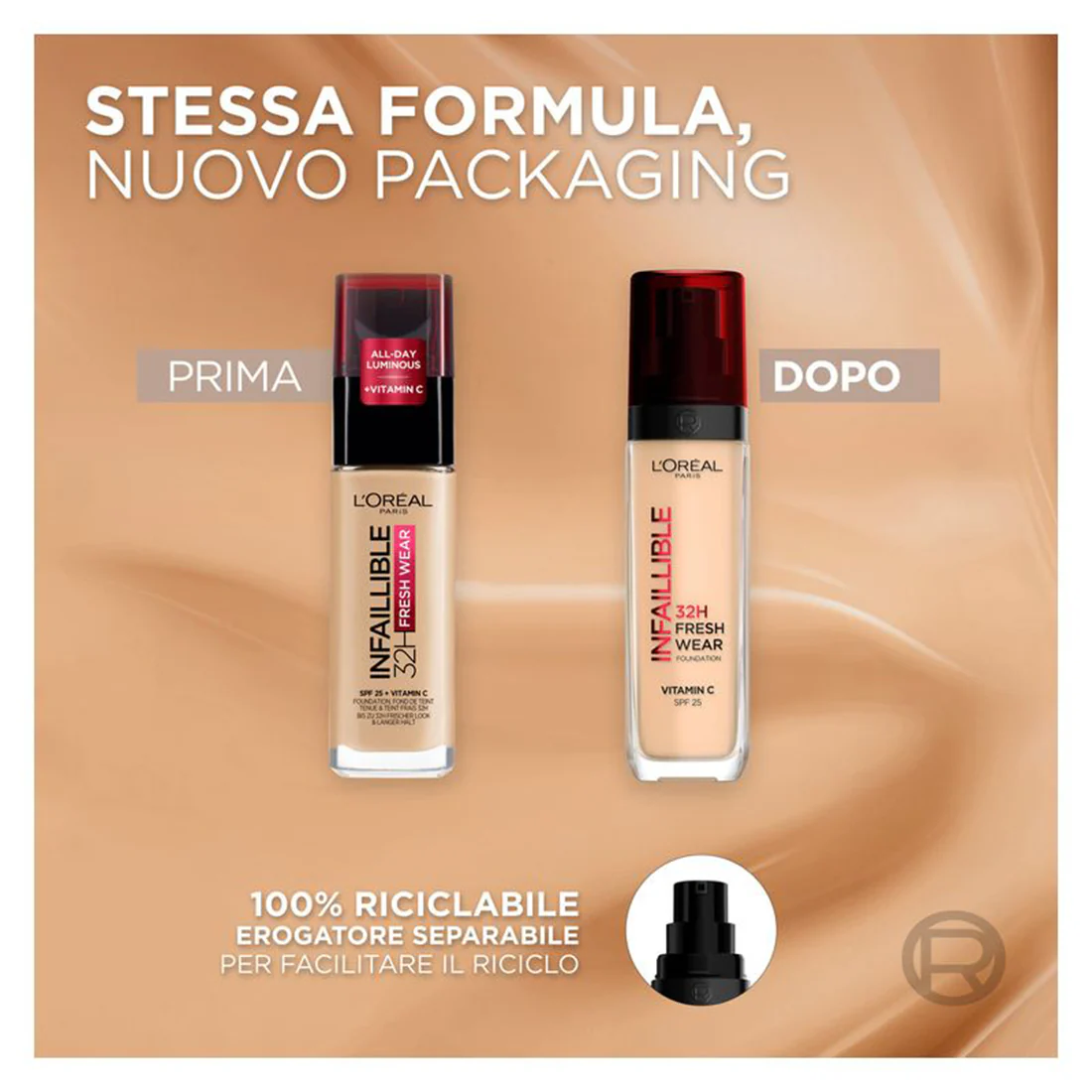Fondotinta Infallibile 32H Fresh Wear Foundation SPF25 - Image 51