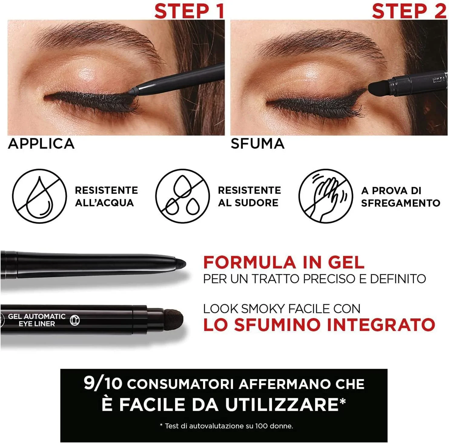 Infallible Grip Gel Automatic Liner Eyeliner Lunga Durata - Image 37