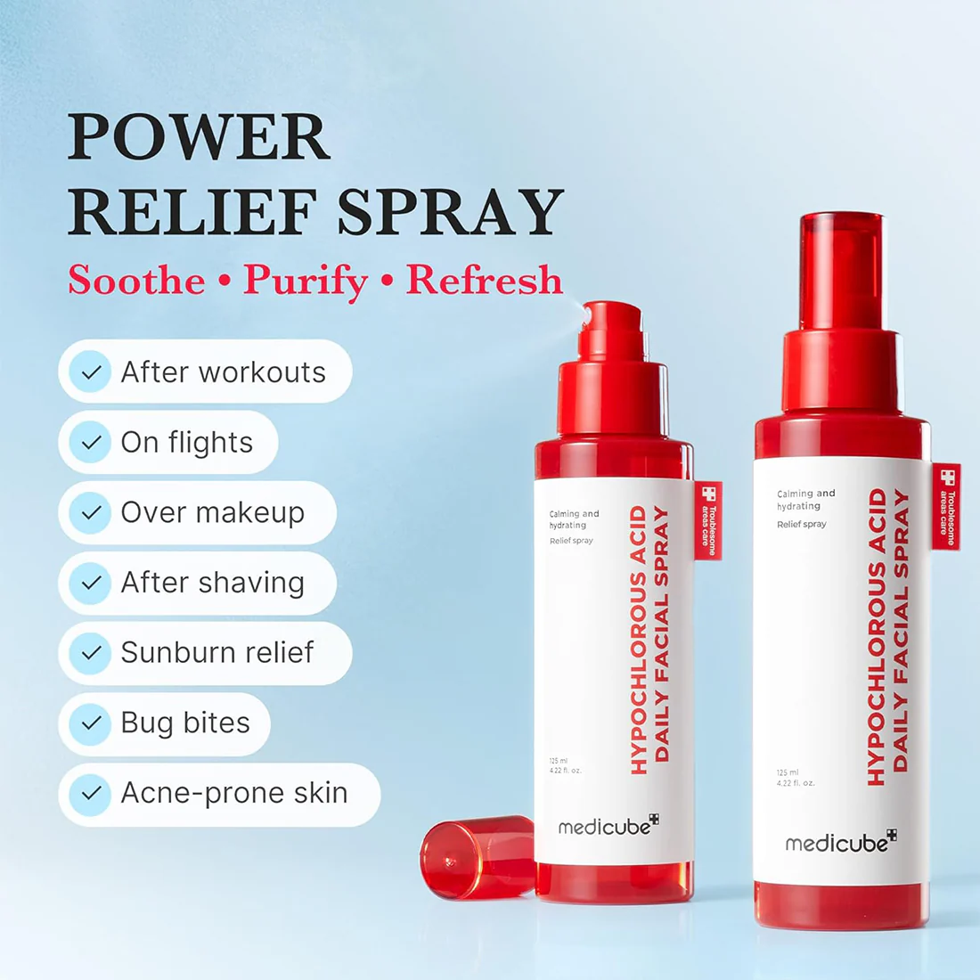 Hypochlorous Daily Facial Spray Spray Viso Lenitivo e Purificante Quotidiano - Image 5