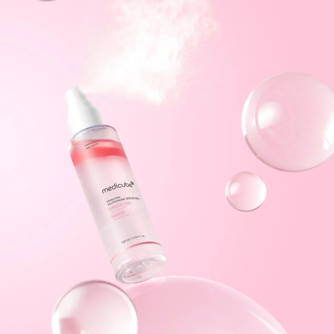 PDRN Pink Glutathione Serum Mist Nebulizzatore Siero Glow con PDRN di Salmone e Glutatione - Image 3