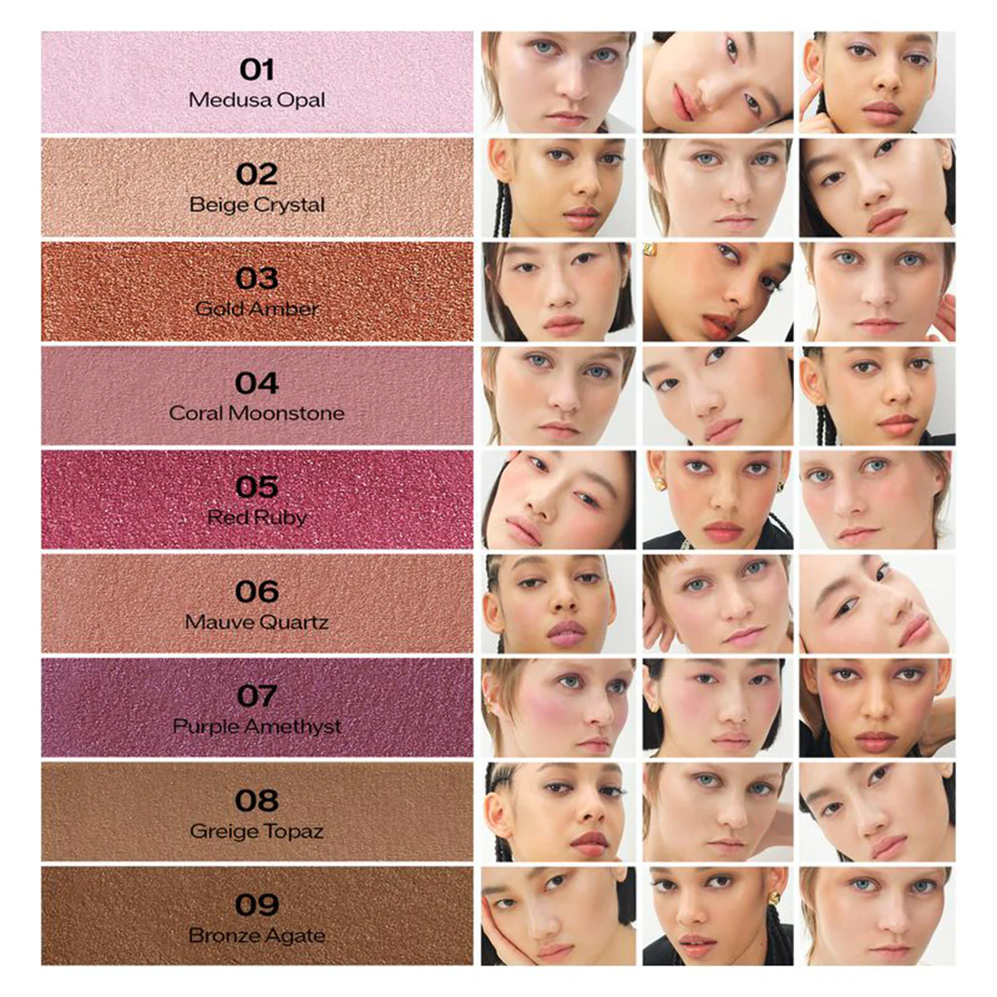Color + Glow Enhancer Polvere Illuminante Idratante per Viso Occhi e Guance - Image 27