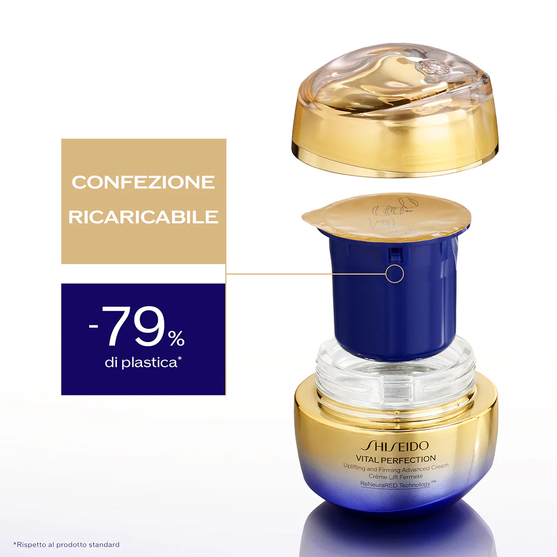 Shiseido Vital Perfection Uplifting and Firming Advanced Cream Crema da giorno Antietà - Image 4
