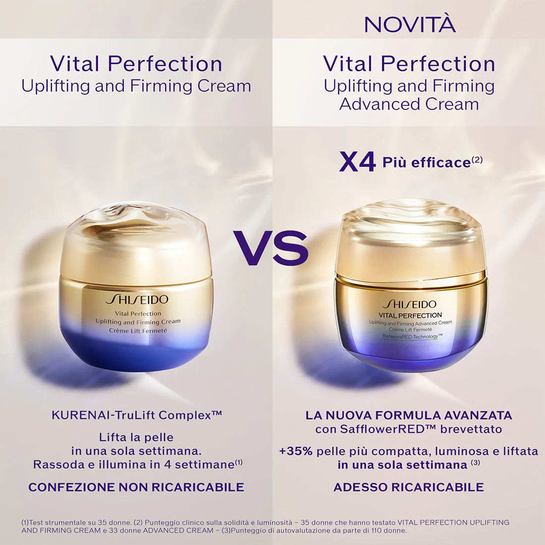 Shiseido Vital Perfection Uplifting and Firming Advanced Cream Crema da giorno Antietà - Image 5